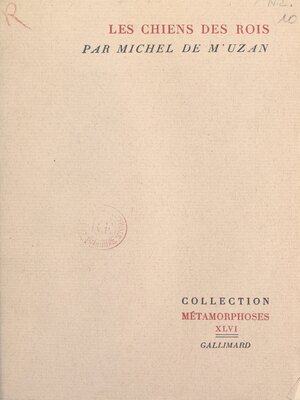 cover image of Les chiens des rois